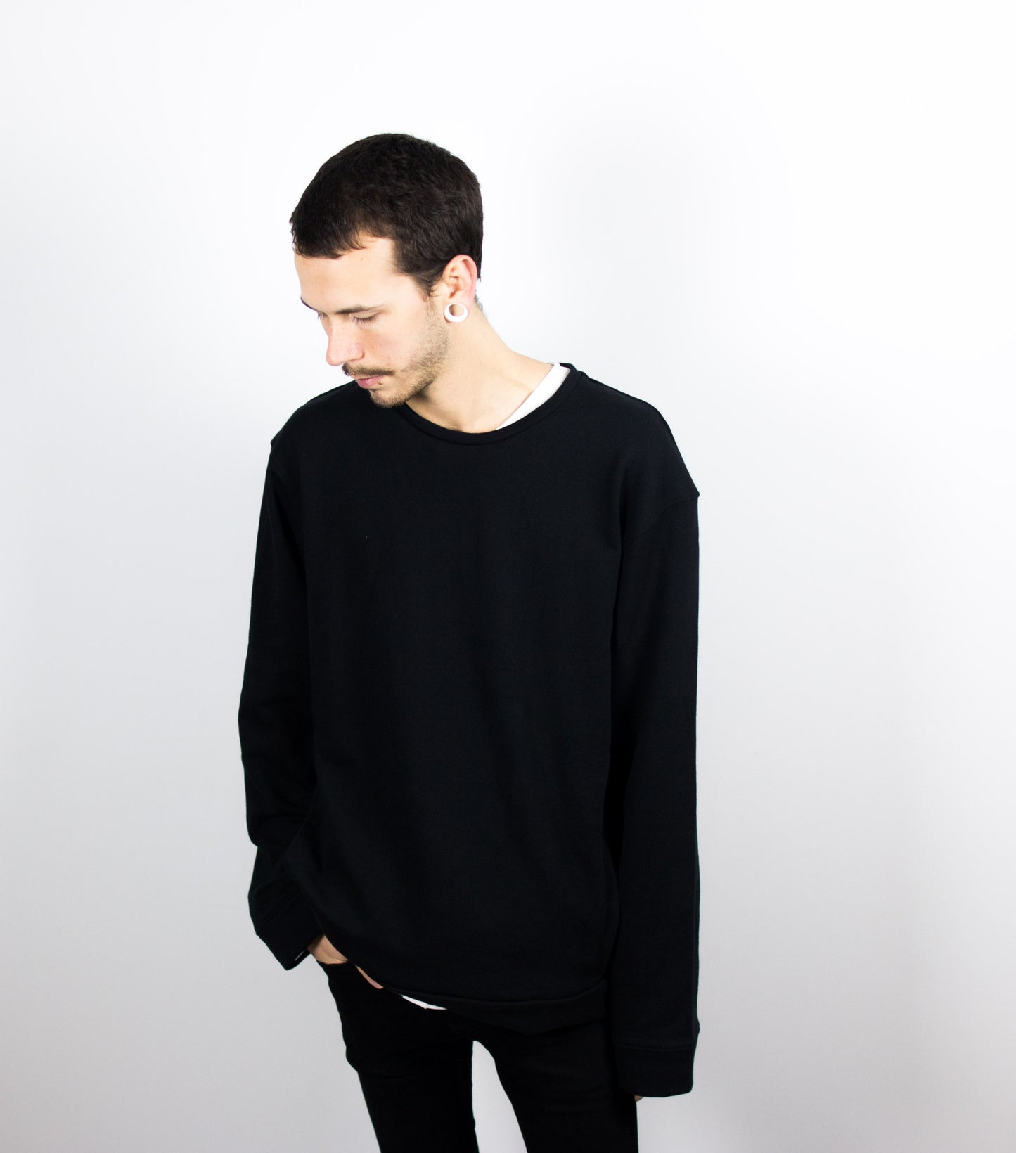 Terry Sweater (Black)