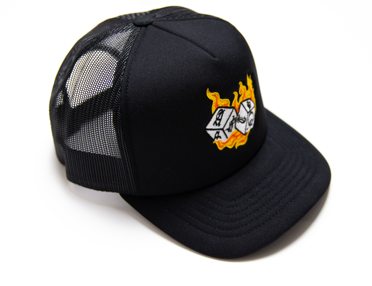 Hot Shooter Trucker Hat (Black/Orange)