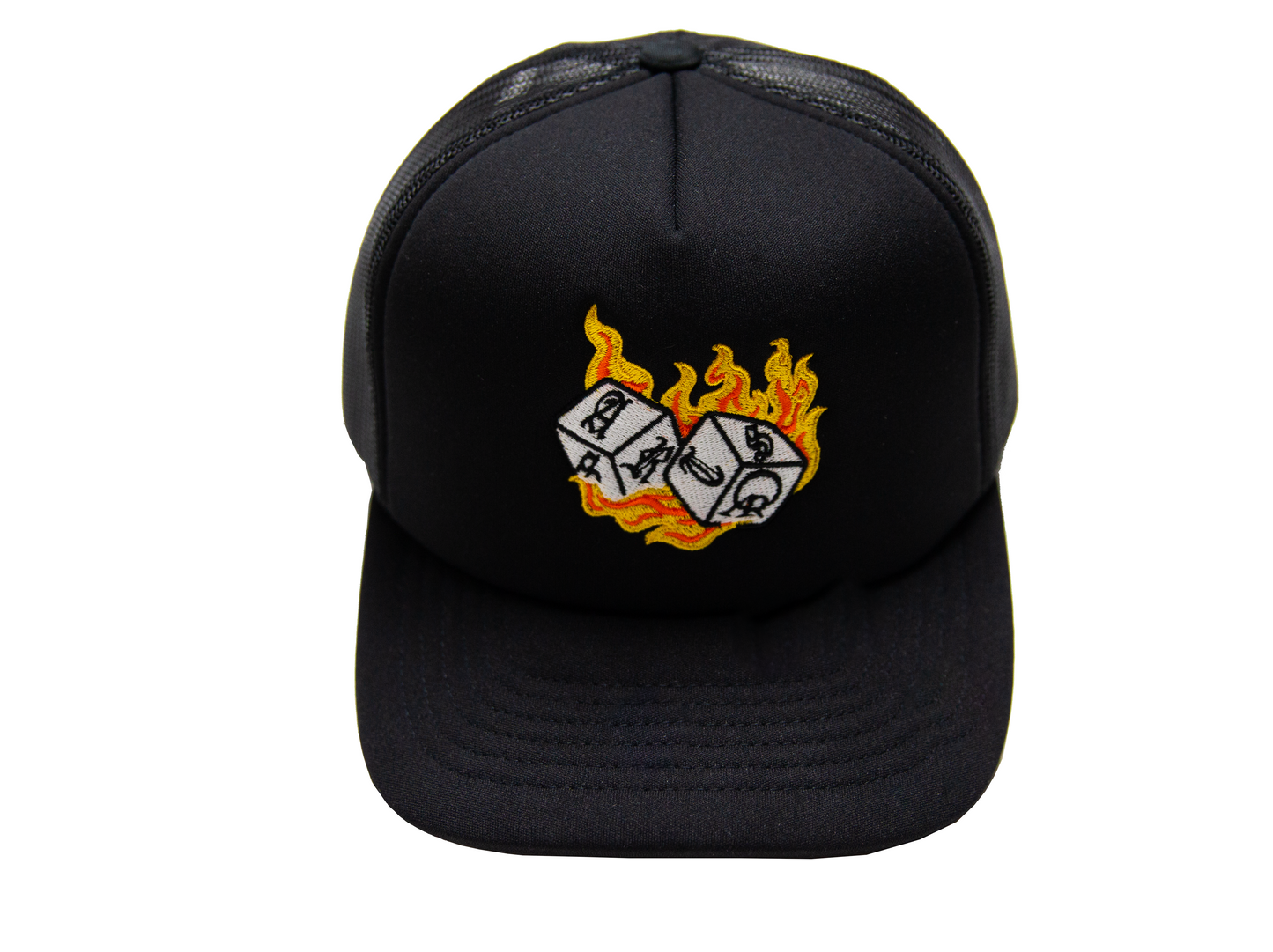 Hot Shooter Trucker Hat (Black/Orange)