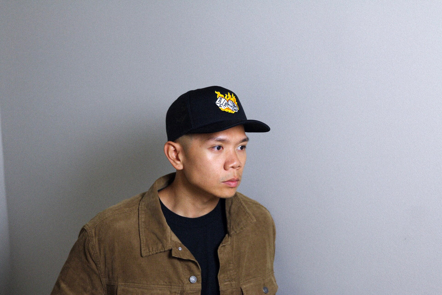 Hot Shooter Trucker Hat (Black/Orange)