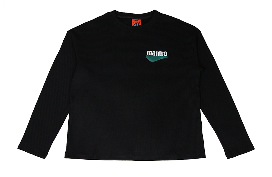 Waffle L/S Shirt (Black)