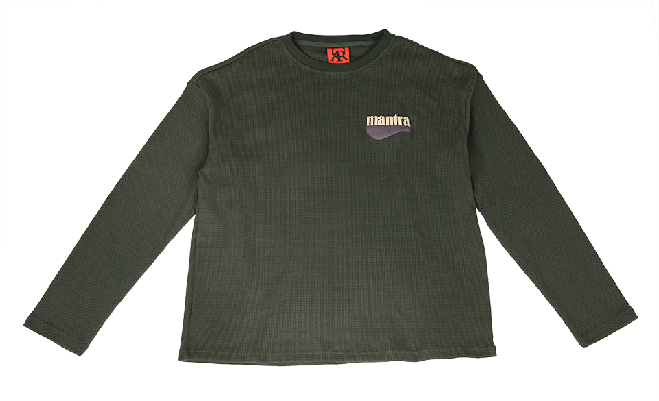 Waffle L/S Shirt (Swamp Green)